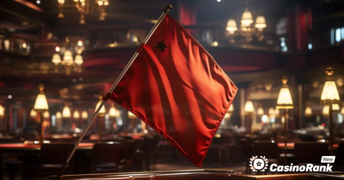 Didelės raudonos vėliavėlės, nurodančios naujas internetinio kazino sukčiavimo galimybes