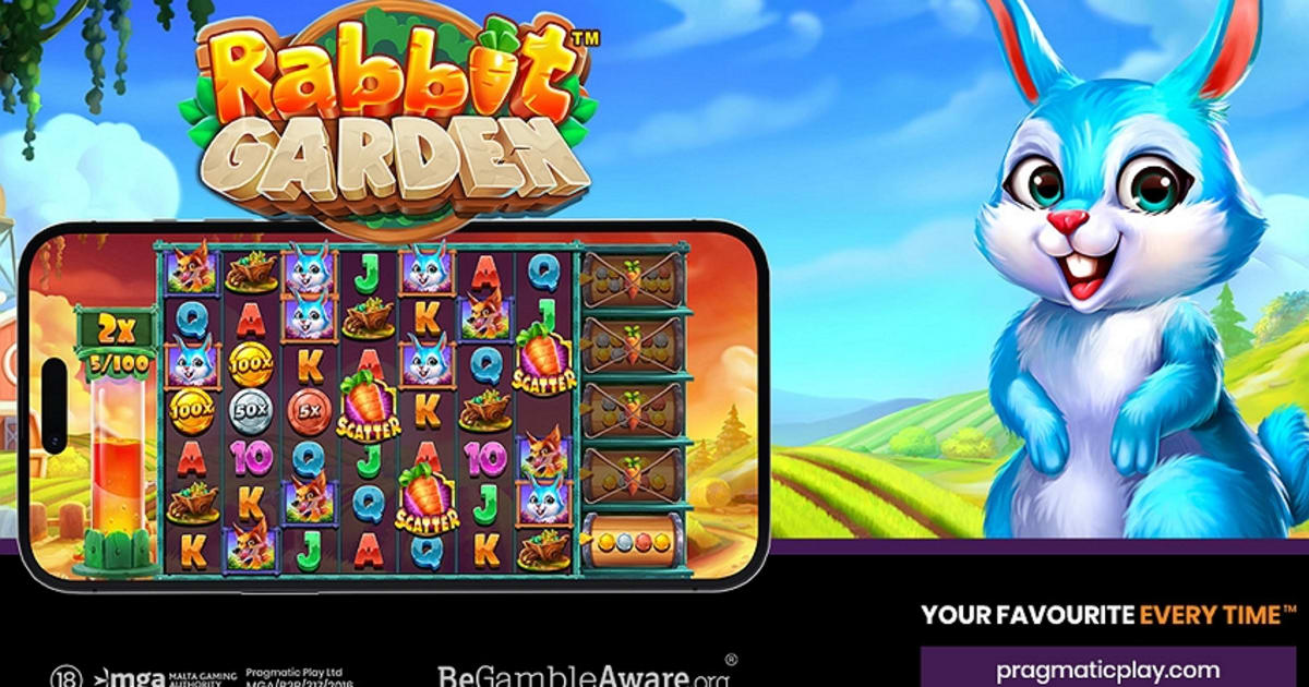 Pragmatic Play pristato naują Rabbit Garden lošimo automatą