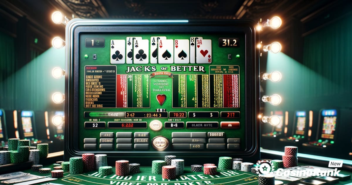 Išmaniųjų lošėjų strategijos laimėti „Jacks or Better“ vaizdo pokerį