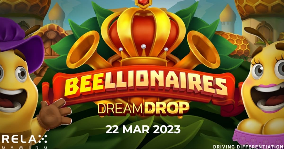 „Relax Gaming“ pristato „Beellionaires Dream Drop“ su 10 000 kartų išmokėjimu