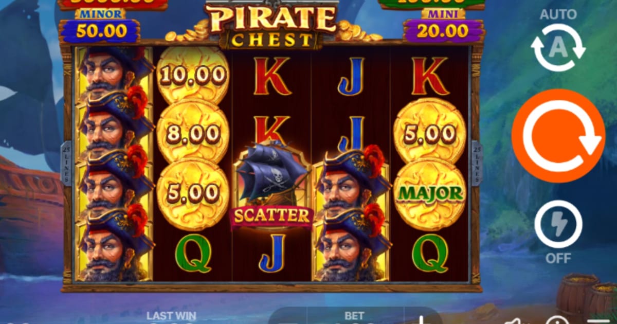 Ieškokite Jackpoto lobių su Playson piratų skrynia: laikykis ir laimėk