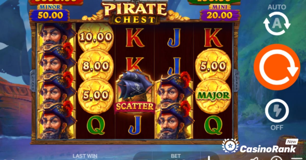 Ieškokite Jackpoto lobių su Playson piratų skrynia: laikykis ir laimėk