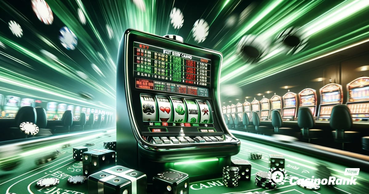 Geriausi nauji greito tempo kazino žaidimai 2024
